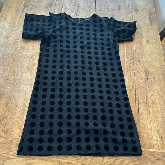 Ann Taylor Velvet Dot Shift Dress - Picture 1 of 7